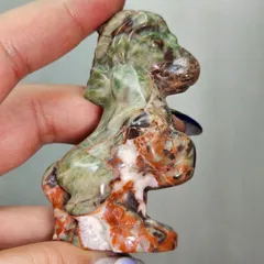 大きいサイズ✨2026年干支✨マネーアゲート✨馬🐴カービング✨