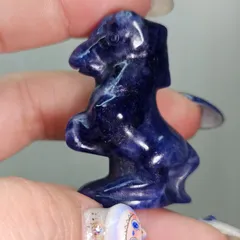 2026年干支✨ソーダライト✨馬🐴カービング✨