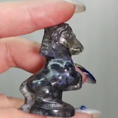 2026年干支✨モスアゲート ✨馬✨カービング✨