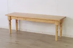 カントリー調 ベンチ 120 ライトブラウン giocoso ジョコーソ