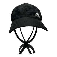 adidas アディダス ロゴ 刺繍 メッシュキャップ ベースボールキャップ キャップ 帽子 ブラック