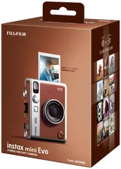 正規品 未開封 FUJIFILM / 富士フイルム instax mini Evo チェキ インスタントカメラ ブラウン BROWN
