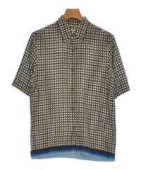 DRIES VAN NOTEN 幾何学模様 半袖シャツ 46 ss aw - メルカリ