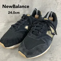 【人気モデル】  New Balance ニューバランス 996 WL996CE2 黒 金 ブラック ゴールド スニーカー 24cm US7 UK5.0 EUR37.5   カジュアル シューズ ★ ■■