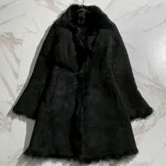 EPOCA エポカ アルパカ ウール コート レッキス ファー 内側レース 40 エポカ EPOCA 【80周年記念アイテム】カメリア ベビーアルパカ