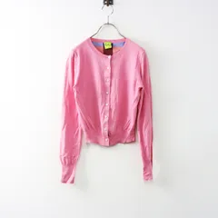 ポールスミス Paul Smith コットンクルーネックカーディガン M＼ピンク ニット 羽織り トップス【2400014698572】