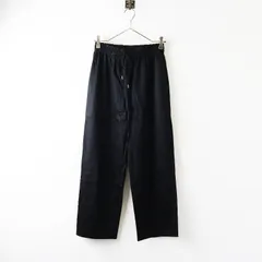 ビューティー＆ユース BEAUTY&YOUTH UNITED ARROWS サテンドローストイージーワイドパンツ M＼ブラック ゴム【2400014674309】
