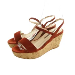 ペリーコ PELLICO サニー SUNNY サンダル ウェッジソール スエード バックストラップ 37 23.5-24.0cm ワインレッド /MI ■OS