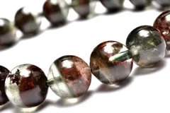 【１点物】半々タイプ ガーデンクォーツ　9.5mm　ブレスレット パワーストーン 天然石 _MC1246