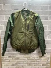 【H1-15】◇ SLY　1サイズ　MA-1 ジャケット　グリーン