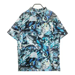 サイズ：LG UNDER ARMOUR アンダーアーマー 1273504 半袖ポロシャツ 総柄 ブラック系 [240101566664] ゴルフウェア メンズ ストスト