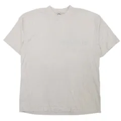美品 FOG ESSENTIALS エッセンシャルズ ラバープリント Tシャツ カットソー トップス 半袖 クルーネック L ベージュ メンズ 古着 中古 USED