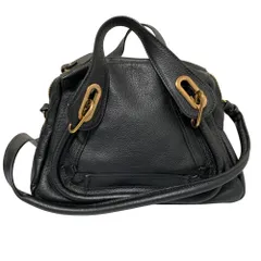 ✨美品✨クロエ パラティ 2WAY ハンドバッグ ショルダーバッグ ブラック Chloe（クロエ） 【並行輸入品】 CHLOE 2WAYバッグ PARATY パラティ24
