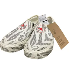 未使用 adidas by Stella McCartney アディダスバイステラマッカートニー COURTSLIPON REG COTT スリッポン スニーカー 23.5cm ホワイト レディース 古着 中古 USED