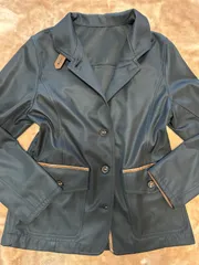 マックレガーMcGREGORジャケットコートアウター冬服秋服春服スプリングコートnavyネイビー紺色darkblueダークブルーサイズM肩幅38センチ身幅43センチ袖丈57センチ着丈61センチレディースlady'sLADYS女性用婦人ウィメンズwomen’s