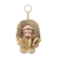 【未使用・内袋未開封】SKULLPANDA L’impressionnisme Teakwood ぬいぐるみペンダント POP MART 国内正規品