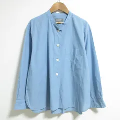 美品 25SS MARGARET HOWELL マーガレットハウエル SIMPLE STRIPE COTTON ストライプ シャツ サイズ2 ライトブルー レディース 古着 中古 USED 美品 25SS MARGARET HOWELL マーガレットハウエル SIMPLE STRIPE