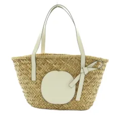 スナイデル SNIDEL ホーム HOME レザーリボンカゴバッグ 天然草木 F ベージュ /MI ■OS