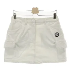 サイズ：L AND PER SE アンパスィ  コーデュロイ スカート ファー  ホワイト系 [240101504531] ゴルフウェア レディース ストスト