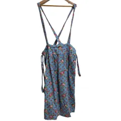 美品 PINK HOUSE ピンクハウス ジャンパースカート ブルー レディース 古着 中古 USED