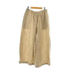ジャーナルスタンダード JOURNAL STANDARD リネンタックキュロット ワイドパンツ 34 ベージュ /ES ■OS