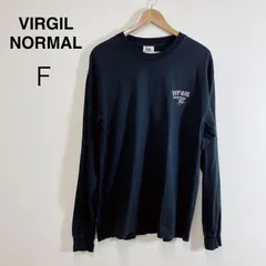 VIRGIL NORMAL ヴァージルノーマル SAD LANDS ロンT 長袖Tシャツ オリジナルロングスリーブTシャツ カジュアル ブラック コットンジャージ素材 Fのサムネイル