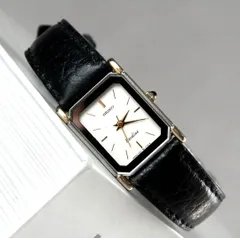 SEIKO セイコー Exceline エクセリーヌ 1221-5820 腕時計 レディース クォーツ コンビ シルバー ゴールド レクタングル 角型 スクエア オクタゴン antique アンティーク vintage ヴィンテージ レトロ 80s 90s