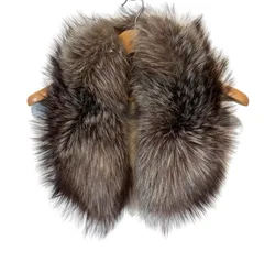 RE331SAGA FOX サガフォックス　リアルファー　毛皮　マフラー　着物上　レディース　ブラウン　茶色