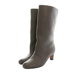 レメ REMME ミドルブーツ ショートブーツ レザー 37 茶 ブラウン /YT