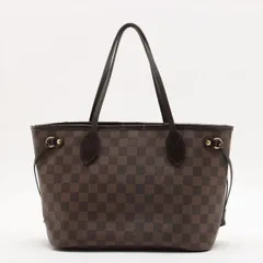 美品 ルイヴィトン ダミエ ネヴァーフル PM N51109 レザー トート バッグ 肩掛け ショルダー ハンド レディース MMM DA54-1【中古】