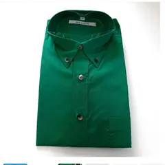 ✨新品未使用✨jun ashida✨ジュンアシダ　メンズ半袖シャツ 緑　sizeL