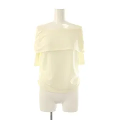 ナイスクラップ NICE CLAUP 25SS 半袖オフショルトップス カットソー F オフホワイト /ES ■OS