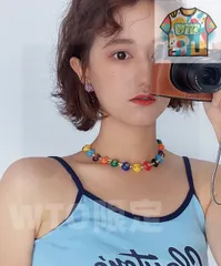 【今日特価】Chanel 最新モデル ダブル C カラフルビーズ ピーポー ネックレス 送料無料!在庫限定セール価格