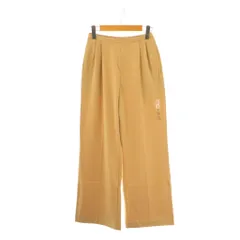 ユニクロ UNIQLO ×マメ クロゴウチ エアリズムコットンタックパンツ ワイド S ベージュ /HK ■OS