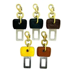 本革製 ジムニー JB64 シエラ ノマド SUZUKI車汎用 レザー シエラ シートベルトキーホルダー アラームキャンセラー ブザーストッパー  ブラック/ブラウン/ブルー/イエロー/チョコ パーツ カスタム