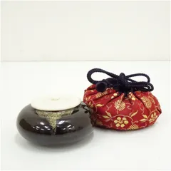 茶入■大海茶入れ こま塗り中棗 セット 独楽 古いお茶道具 時代物 骨董品■ 2025年最新】大海茶入の人気アイテム - メルカリ