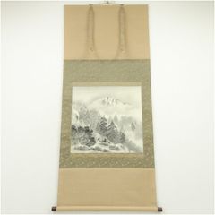 掛軸 渡辺國夫 富士山水 共箱 水墨画 松 1-28 - メルカリ