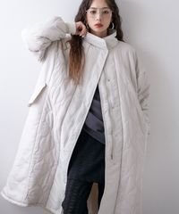 꿈 전망 공식 [신품 미사용] 퀼트 전환 스탠드 롱 코트 [아이보리] 그 외 칼라별 페이지 유 bohmal 코트 모즈 코트·밀리터리 코트 535652-01
