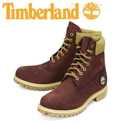 Timberland A2P6W-EQ3 6-inch PREM WP BT 6-inch Premium Waterproof Boots, Burgundy, TB610, US9 (approx. 27.0cm)