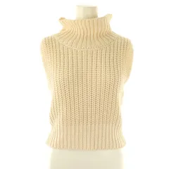 スナイデル SNIDEL ノースリーブタートルネックニット セーター F アイボリー /AT ■OS