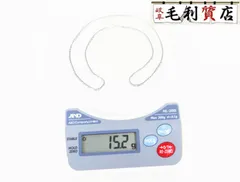 PT850 キヘイ 喜平 ネックレス 6面ダブル15.2g 6メンダブル 白金 プラチナ 850 【中古】 ジュエリー