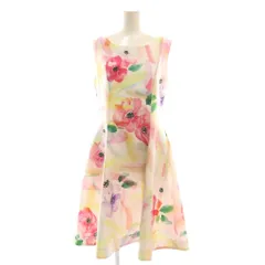 チェスティ Chesty 花柄プリント ノースリーブワンピース ひざ丈 1 マルチカラー /DF ■OS