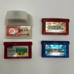 【E36-g】ゲームボーイアドバンス ソフト 4点 まとめ ポケモン マリオ ワリオ
