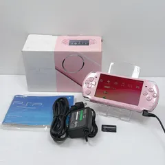 極美品 PSP 3000 ブロッサムピンク 遊べるセット 動作確認済み FW6.60 ソニー プレイステーション ポータブル SONY PlayStation Portable psp