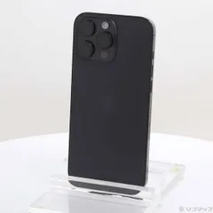 〔中古品〕 iPhone16 Pro Max 256GB ブラックチタニウム MYWG3J／A SIMフリー【305】
