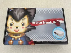 レトロフリーク レッド×ホワイト (コントローラーアダプターセット)　動作品