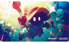 【新品】サプライ マジック：ザ・ギャザリング--FINAL FANTASY プレイヤーズラバーマット &lt;&lt;迷える黒魔道士、ビビ&gt;&gt; [MFR-02]