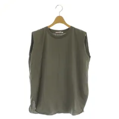 スピック&スパン Spick&Span 23SS ファインコットンジャージーノースリーブプルオーバー グレー /MY ■OS