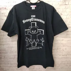 【TAKA57-12】△ HONEY CINNAMON ハニー シナモン 「シーザス シナモン ビッグ 半袖 Tシャツ」 レディース XL ブラック