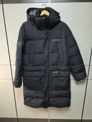 DISCOVERY ブラック ダウンジャケット ロング丈 サイズ 100